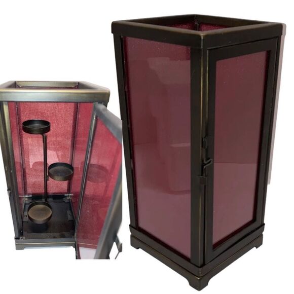 Vintage PartyLite Moroccan Spice Lantern Candle Rare Retired Antique Bronze NIB - Picture 14 of 16